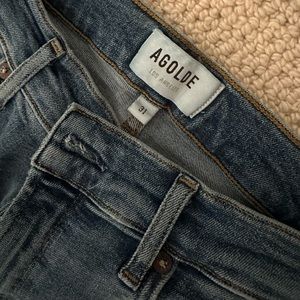 AGOLDE Sophie High Rise Skinny Jeans, size 31